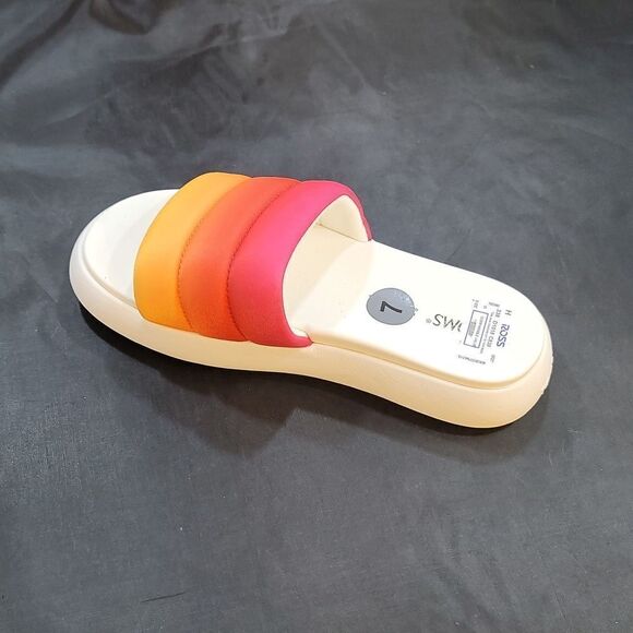 BRAND NEW TOMS ALPHARETTA MALLOW SLIDE WOMEN'S RAINBOW SHOES CASUAL SAN… - Picture 15 of 16